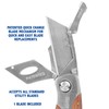 Sheffield 12115 Folding Utility Knife, Quick-Change Utility Knife Blades, Lightweight