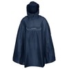 VAUDE Valdipino Poncho, impermeabile, in poliestere riciclato, antivento, riflettente, con