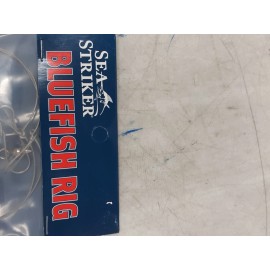 Sea Striker DT1S Bluefish Rig 60 lb Wire 1" Floats Red/Yellow Beads USA