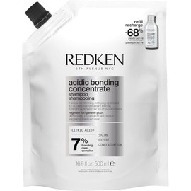 Redken Acidic Bonding Concentrate Shampoo, Sulphate Free Gentle Cleanse, Strengthens Weakened Bonds And Repairs Damage, Citric Acid, For Processed Hair, 500ml Refill | Strengthens Weakened Bonds And Repairs Damage, Citric Acid, For Processed Hair,