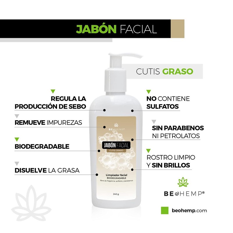 Jabón facial Para Piel Normal + piel Grasa set de