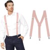 Men's Adjustable Suspenders with Elastic Straps Y-Back,Hiking Suspenders Under Clothes