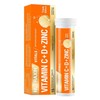 Nutraxin Vitamin C+D+Zinc 400IU - 15 Tablets, 15 Day Supply