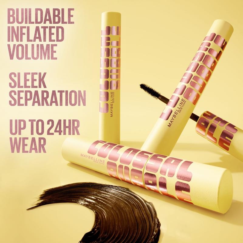 Colossal Bubble Washable Mascara, Buildable Mascara Volume and Length Formula
