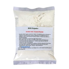 BSD Organics Arrow Root/Ararot Powder for Gravy, Puddings,Ssoups, Bread and More (200 Gram / 7 ounce)