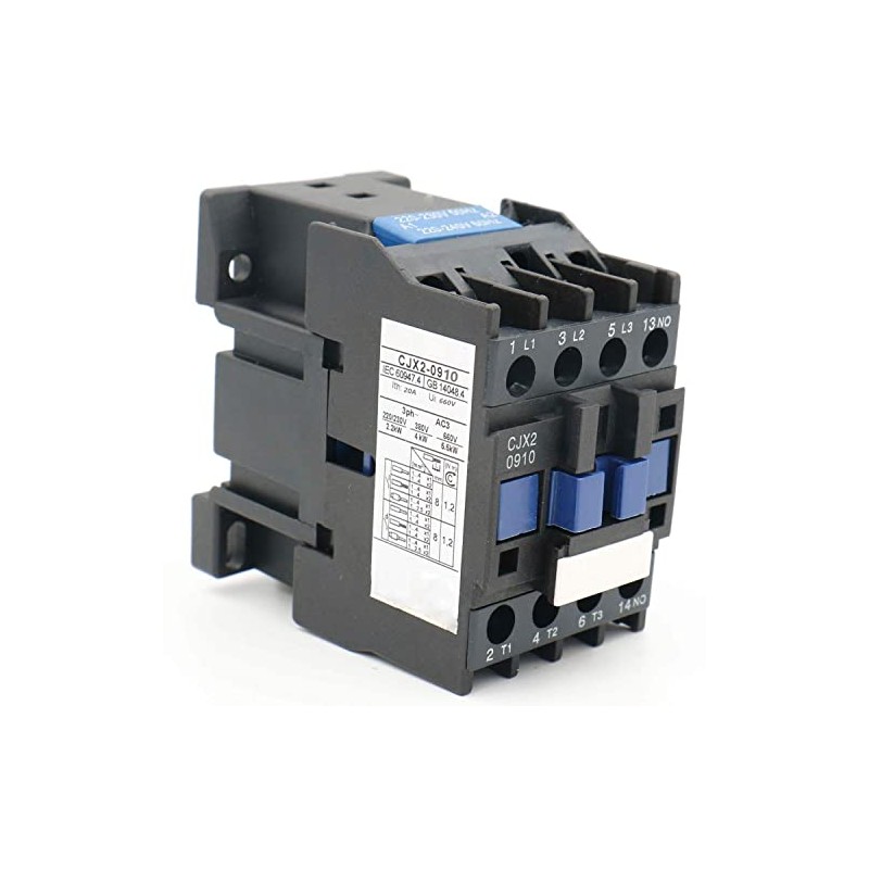 XMHF AC Contactor CJX2-0910 220V 50/60Hz Coil 3 Pole Normally