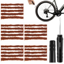 JRJRN Tubeless MTB Repair Kit, Quick Repair Tubeless Tyre Repair Kit, Tubeless Bike Tyre Puncture Repair Plugger Kit, Bike Tubeless Tire Tyre Repair Kit for MTB & Bicycle Tyres