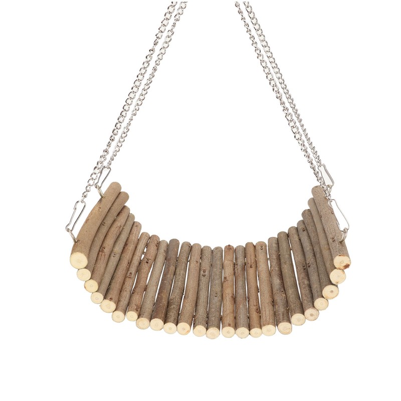 Hamster Wooden Swing Natural Large Space Climbing Playing Hamster Swing
