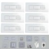 CARURLIFF 6 PCS Wall Mounted Replacement Sticky Pads for Kitchen