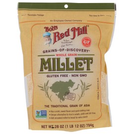 Bob's Red Mill Whole Grain Millet, 28oz (Pack of 1) - Whole Grain, Vegan, Kosher