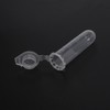 Micvtve 500Pcs 2Ml -Centrifuge Tube Test Tube Vial Clear Plastic