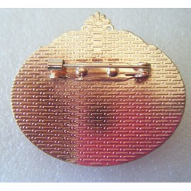 Brooch, Unisex Classical Two Sisters Rose Gold Plated Acrylic Cameo Pin + GIFT BAG