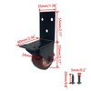 Yuqim 2 Pack Black Side Mount Casters 2 Inch Non