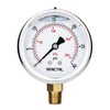 SENCTRL 0-30 PSI Glycerin Liquid Filled Low Pressure Gauge, 2.5"