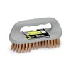 Metal Brush - Fits comfortably in the hand for comfortable