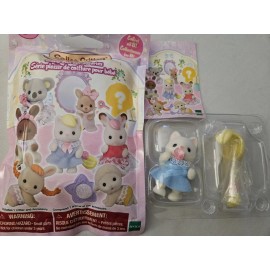 CALICO CRITTERS Sylvanian Families Baby Fun Hair BLIND BAG Gilly kitty cat white