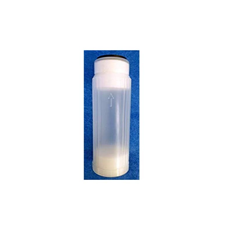 Empty refillable cartridge water filter, DI, carbon, other media 10"