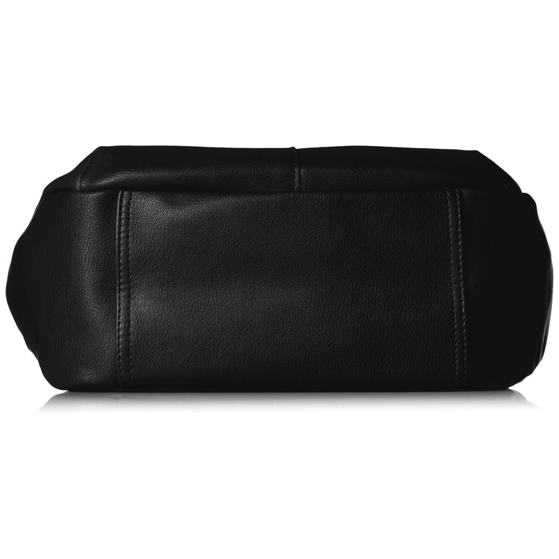 Legato Largo LU-H0906 Shoulder Bag, 3 Openings, Multi-Storage, Black