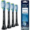 Philips HX9044/33 Premium Plaque Defence Toothbrush Heads, Pack of 4, Black