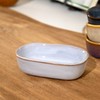 Oval Reactive Glaze Mini Oven Dishes Set Of 4 Ceramic