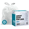 Plasticplace Custom Fit Trash Bags, Compatible with simplehuman Code D