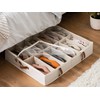 StorageWorks Shoe Organizer Under Bed for Closet, 2-Pack Ultra-thick Fabric