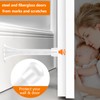 Spring Door Stopper, 5 Pcs Wall Mounted Spring Doorstop, Door