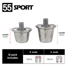 55 Sport Squad Aluminium Replacement Football Studs