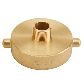 Brass 2 1/2" Female NH to 3/4" Male NPT Fire Hose Adapter