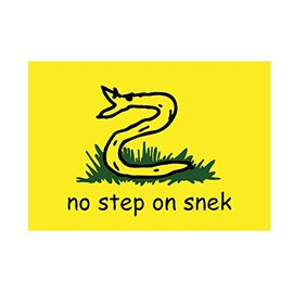 No Step on Snek Decal (6 Inch)