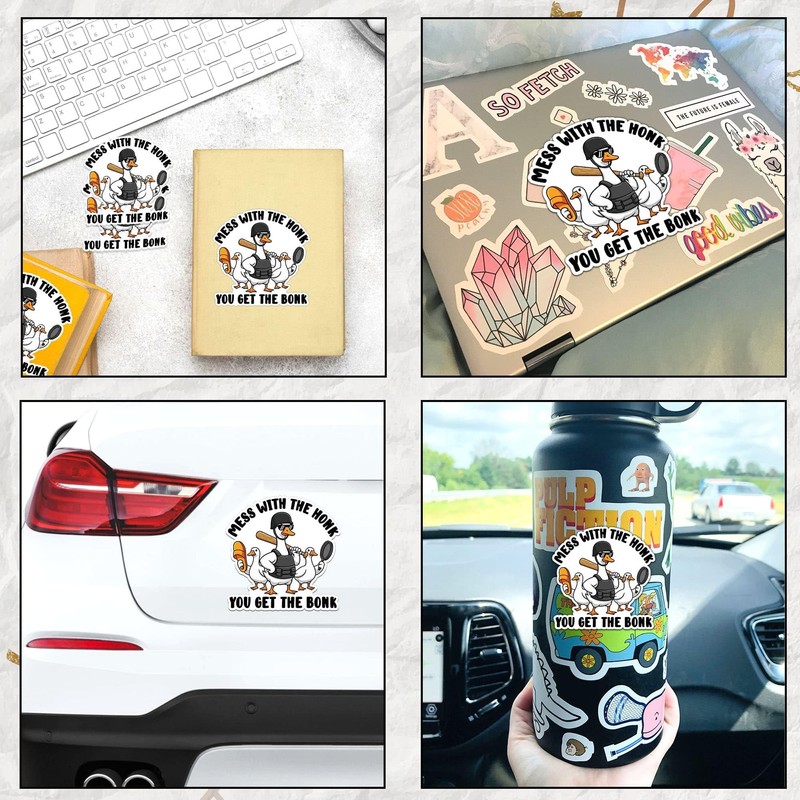 3 Pcs Mess with The Honk You Get The Bonk