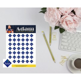 Unbranded Sam's Club Retail Reminder Planner Stickers - Standard White Matte