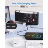 Vibrating Alarm Clock with Bed Shaker for Heavy Sleepers, Beside
