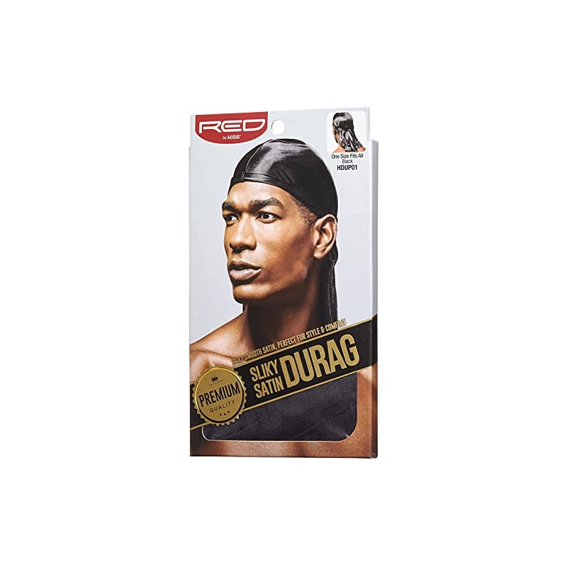 Red by Kiss Silky Satin Durag Premium Smooth Silky Durag