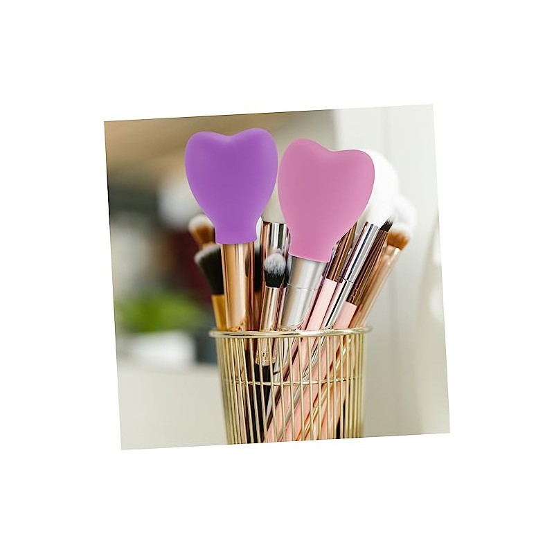 6 Piezas Estuche Para Brochas De Maquillaje De Silicona Fundas