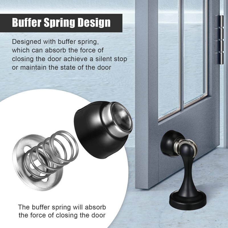 16 Pcs Magnetic Door Stoppers Stainless Steel Door Stops Magnetic