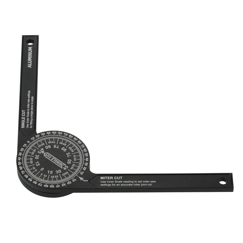 7-inch Miter Saws Protractor Rust Proof Aluminum Alloy Accurate Reading