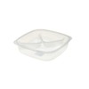Lock & Lock Classic Plastic Mealbox with dividers, 1.5L (Polypropylene)