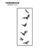 VERDBOOK Waterproof Temporary Tattoos: 2-Sheet Tattoo Kit with Realistic Body