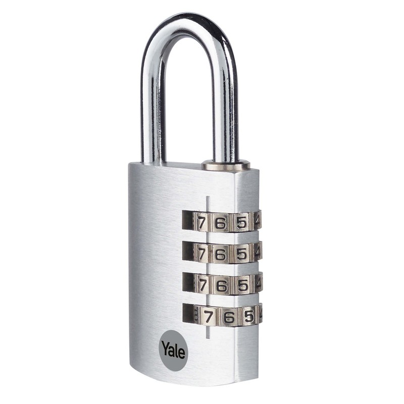 Yale - YE3CB/38/131/1/S Standardsicherheit 38 mm Aluminium -Kombination Vorhängeschlos