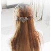Suoirblss Women Lady Retro Flowers Hair Claw Clip Vintage Alloy
