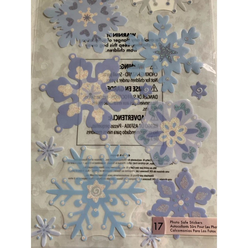 JoAnn Craft Essentials STICKO CATHY B. VELLUM STICKERS 14”x6.5” RAISED