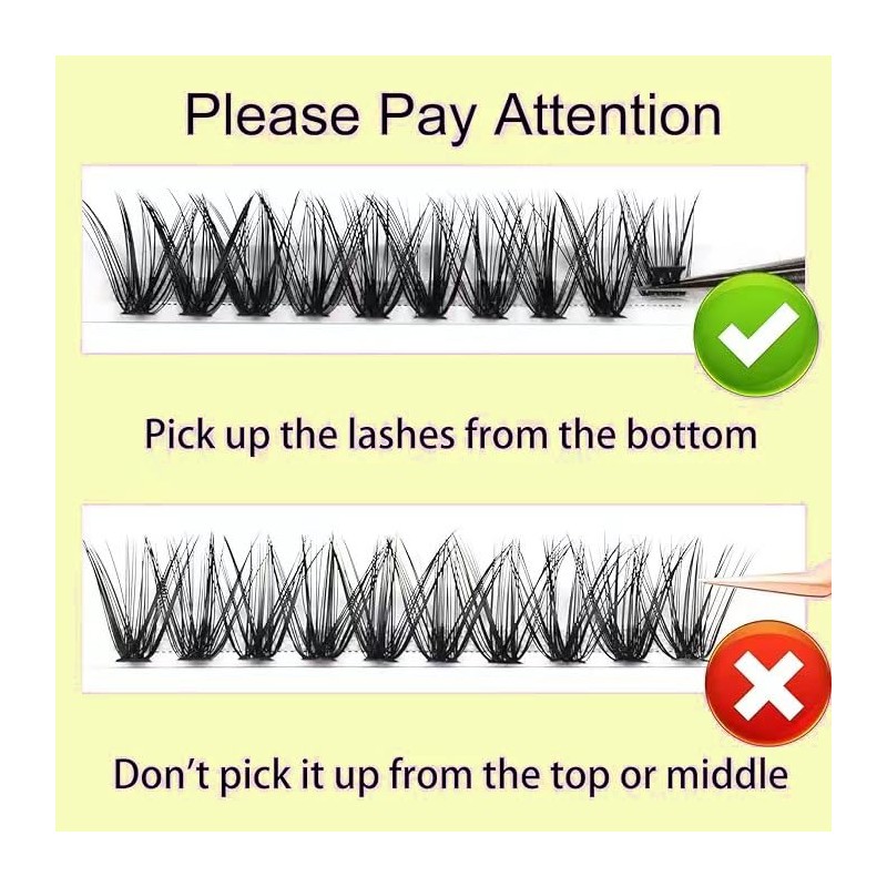 False Eyelashes 240pcs Mixed Tray 30&40D C Curl, Stunning &