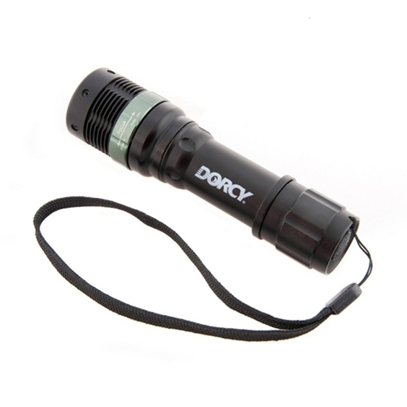Dorcy 130-Lumen Weather Resistant Optic Lens LED Flashlight with Nylon