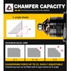 SI FANG Pneumatic Chamfering Machine Portable Deburring Beveling Trimming Chamfer