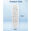 Wujexuhe Adjustable Bed Remote Control Replacement RF.27.19.33 Fit for Lucid