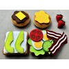 Large Breakfast Set with Bread and Pancake/Handmade Felt Play Food