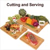 GEEKHOM Chopping Board, Bamboo Chopping Boards for Kitchen, Wooden Chopping