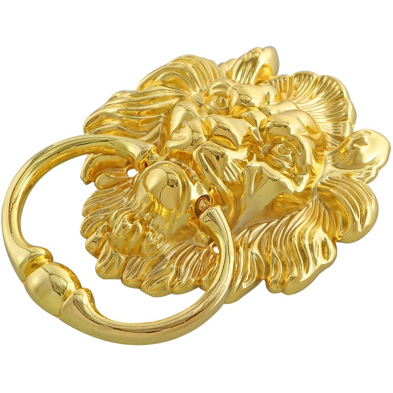 MOLIGOU Lion Head Door Knocker, 6 Inch Decorative Front Door