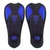 Men Women Swim Foot Fins Swimming Diving Open Heel Adjustable